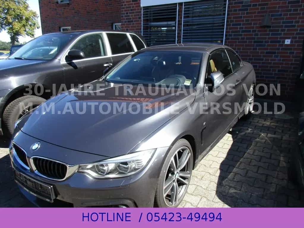 BMW 4 Series 430i Cabrio  M Sport -Voll +1.Hd+Deutsches KFZ 04/2016-photo-0