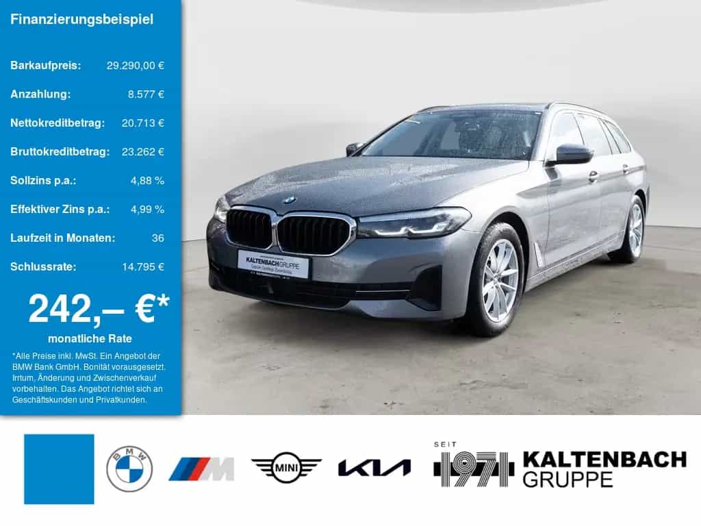 BMW 5 Series 520d Touring PANO HUD LED ACC W-LAN NAVI KAMERA 01/2023-photo-0