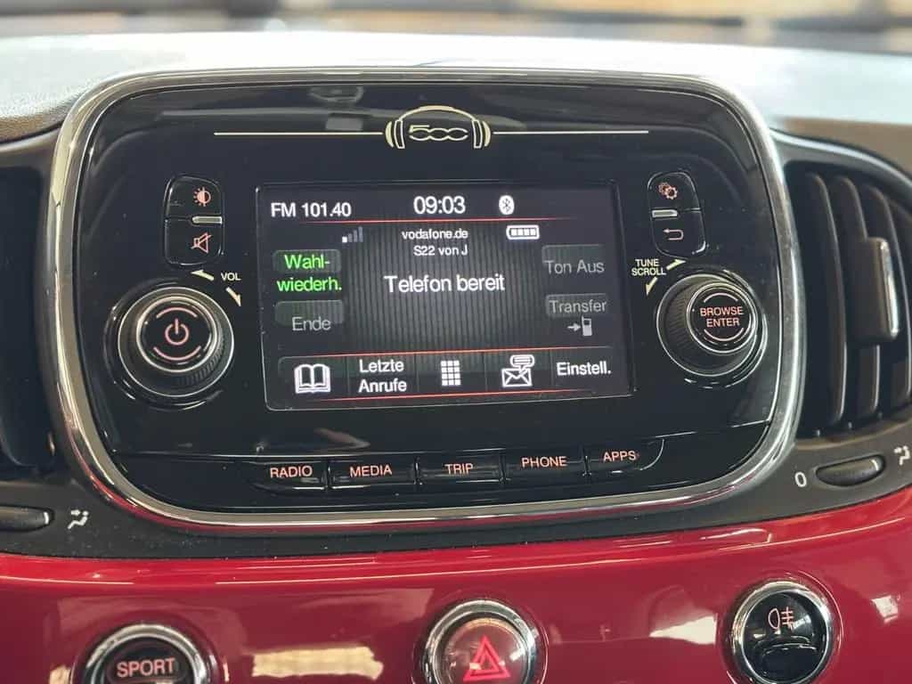 Fiat 500 Lounge 105 PS*Klimaa.*Schiebedach*Bluetooth 01/2017-photo-17