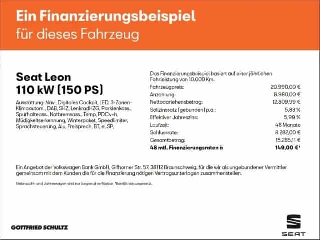 Seat Leon Sportstourer 2.0 TDI STYLE DSG LED NAVI PDC 01/2024-photo-1