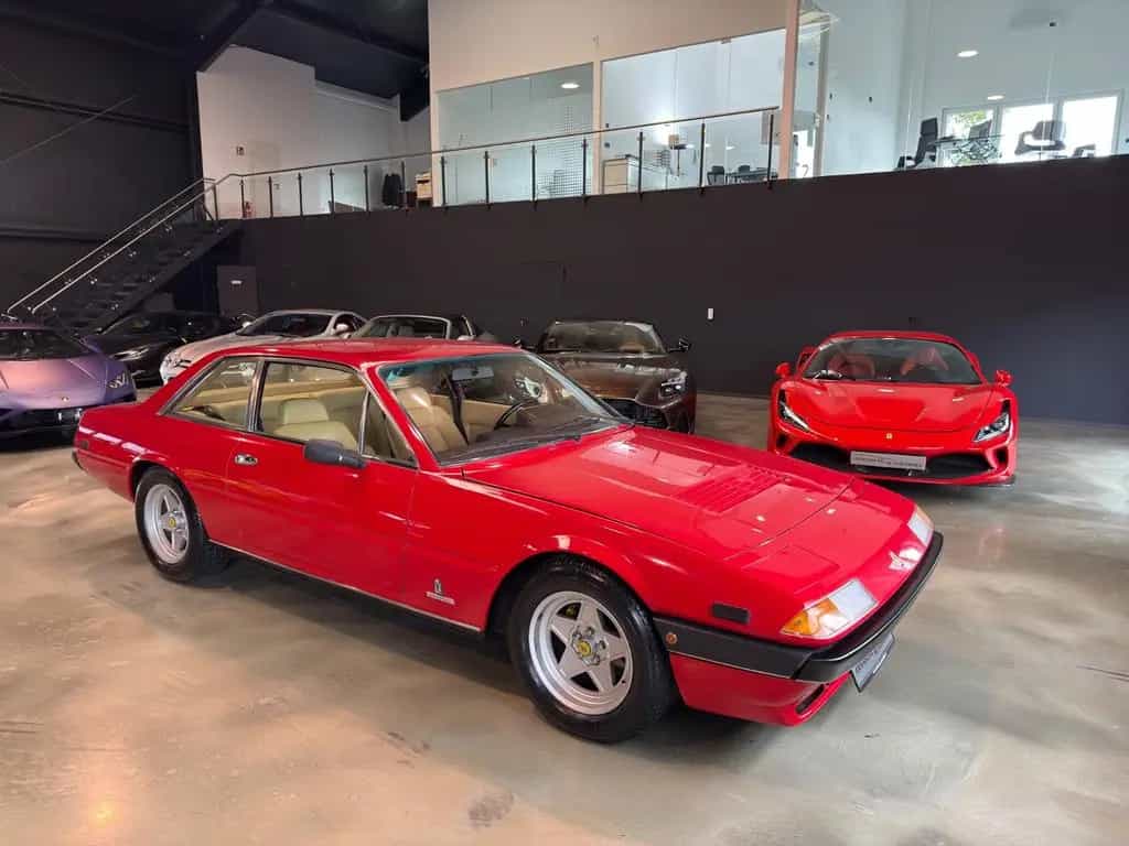 Ferrari 400 i V12 AUTOMATIC/SCHIEBEDACH/ROT-LEDER BEIGE 07/1983-photo-1