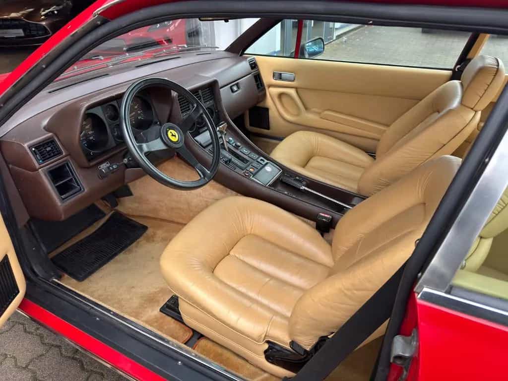 Ferrari 400 i V12 AUTOMATIC/SCHIEBEDACH/ROT-LEDER BEIGE 07/1983-photo-8