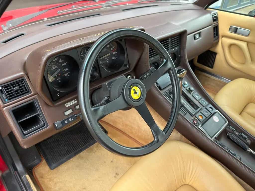 Ferrari 400 i V12 AUTOMATIC/SCHIEBEDACH/ROT-LEDER BEIGE 07/1983-photo-9