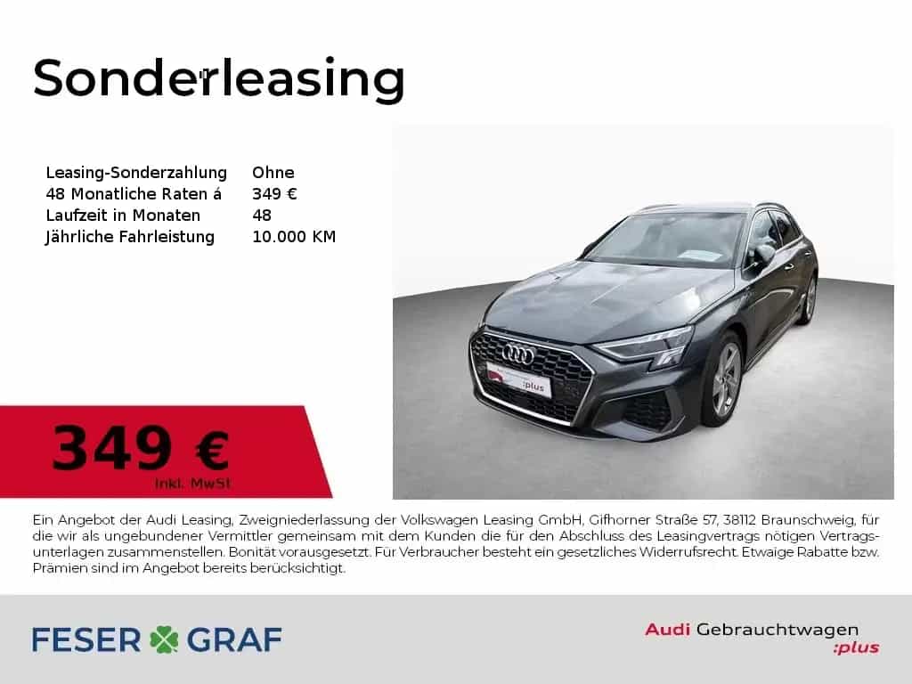 Audi A3 Sportback 35 TFSI S line ACC NAVI LED KEYLESS 01/2022-photo-0