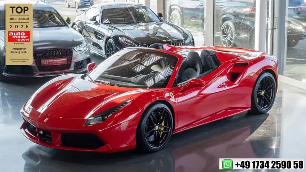 Ferrari 488 Spider *1.Hd*nur19 TKM*UNFALLFREI* 09/2016-photo-0
