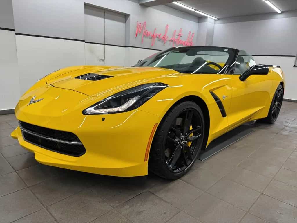 Corvette C7 Cabrio 2LT Z51 Velocity Yellow/Headup-Up/Memo 07/2014-photo-1
