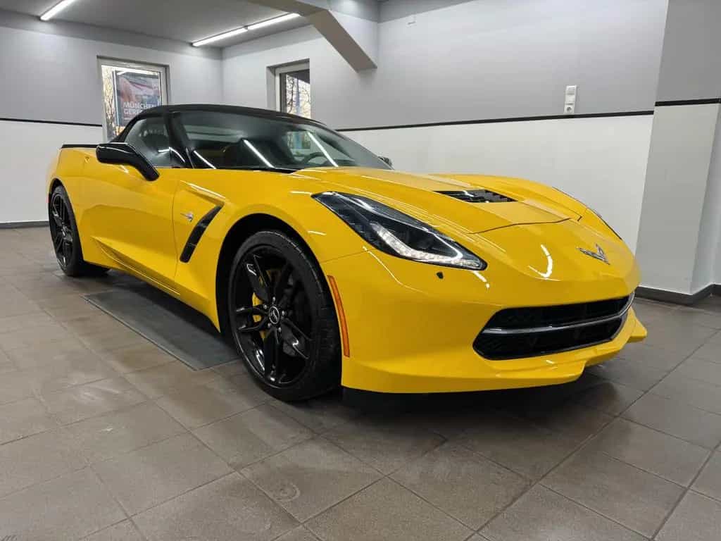 Corvette C7 Cabrio 2LT Z51 Velocity Yellow/Headup-Up/Memo 07/2014-photo-2