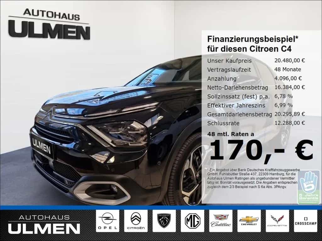 Citroën C4 Shine 130 Navi 360 Kamera LED Apple CarPlay A 11/2023-photo-0