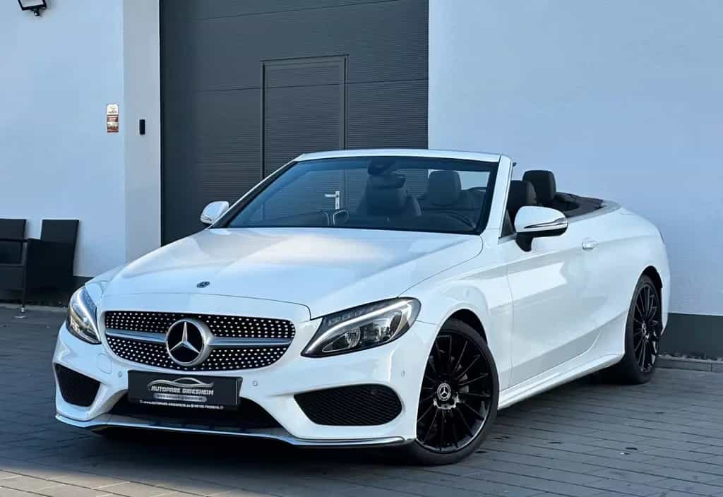 Mercedes-Benz C 220 d Cabrio*9G*AMG*AIRSCARF*NAVI*NUR 70TKM* 07/2017-photo-1