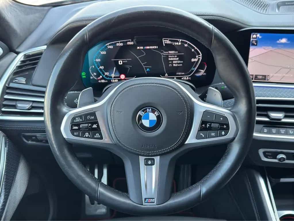 BMW X6 M50i Black Vermilion FrozenBlack Laser B&W 06/2022-photo-13