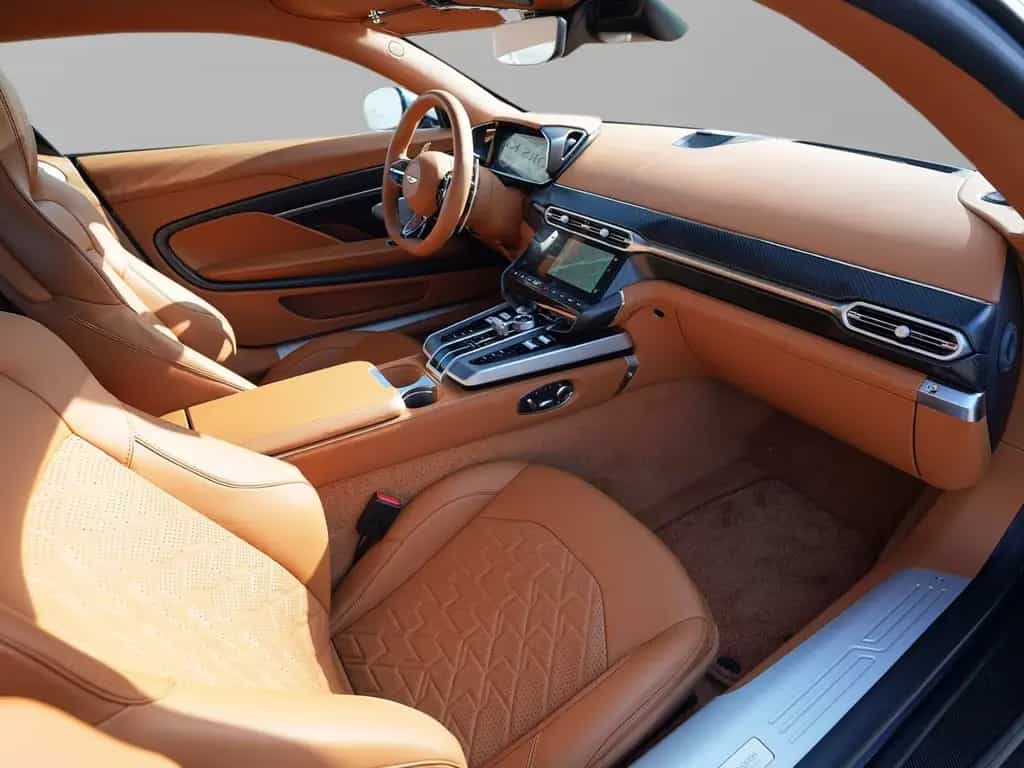 Aston Martin Vanquish V12 Concours Blue / Oxford Tan  Bowers null-photo-31