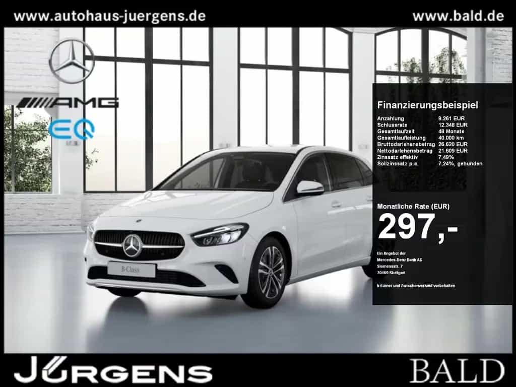 Mercedes-Benz B 200 d Progressive+Distr+AHK+Cam+LED+Navi+Wide 12/2024-photo-0