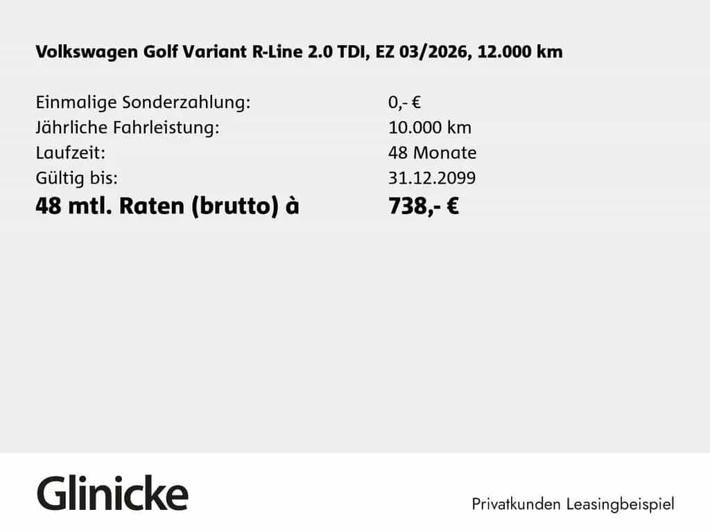 Volkswagen Golf Variant R-Line 2,0 l TDI SCR 110 kW (150 PS 03/2026-photo-1