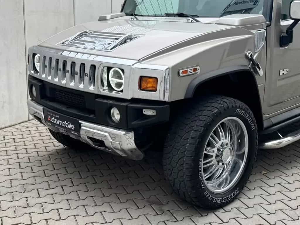 Hummer H2 Automatik 4X4/Leder/4xSHZ/AHK/22ZollChrom 10/2002-photo-1