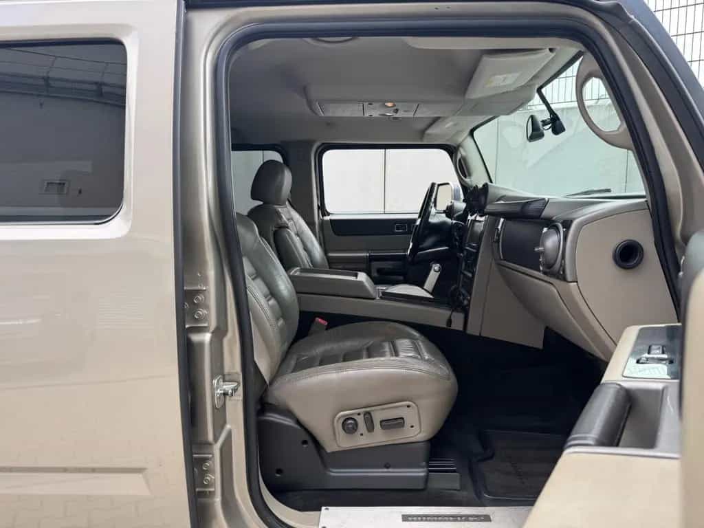 Hummer H2 Automatik 4X4/Leder/4xSHZ/AHK/22ZollChrom 10/2002-photo-19