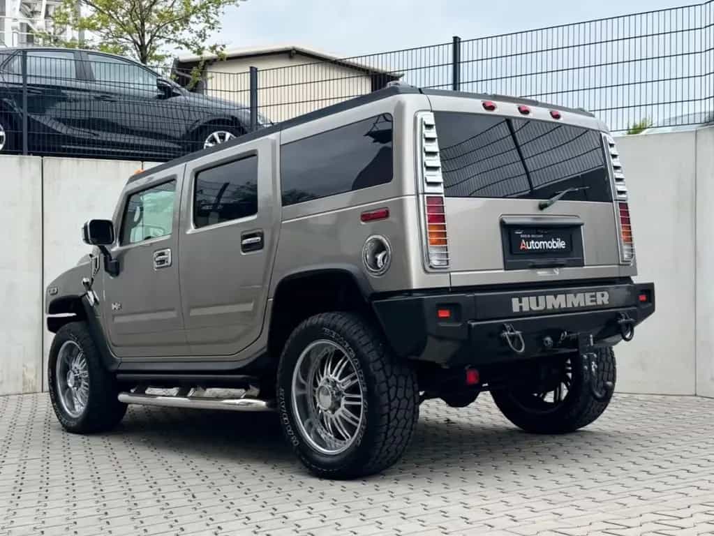 Hummer H2 Automatik 4X4/Leder/4xSHZ/AHK/22ZollChrom 10/2002-photo-2