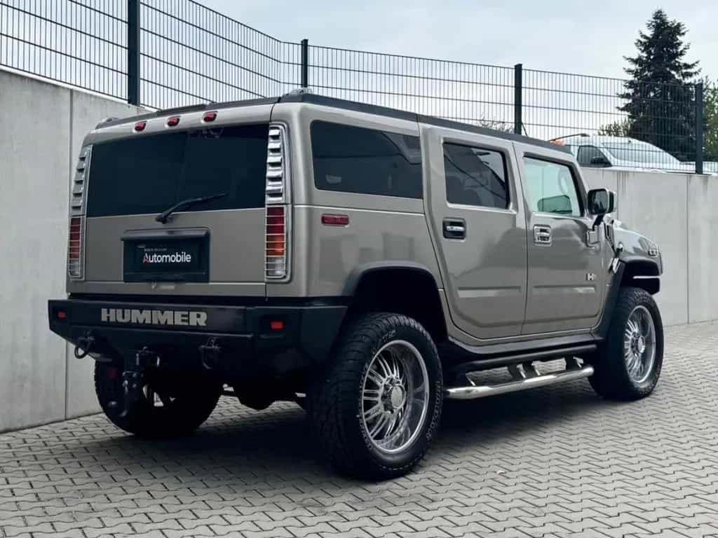 Hummer H2 Automatik 4X4/Leder/4xSHZ/AHK/22ZollChrom 10/2002-photo-4