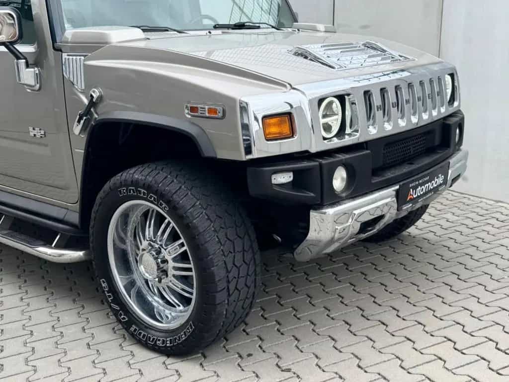 Hummer H2 Automatik 4X4/Leder/4xSHZ/AHK/22ZollChrom 10/2002-photo-7