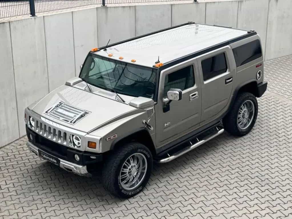 Hummer H2 Automatik 4X4/Leder/4xSHZ/AHK/22ZollChrom 10/2002-photo-9
