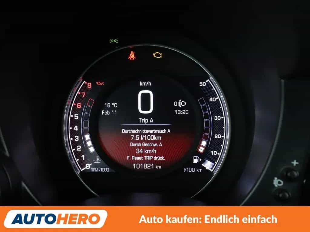 Abarth 1.4 Turbo *NAVI*PDC*ALU*GARANTIE* 07/2018-photo-19
