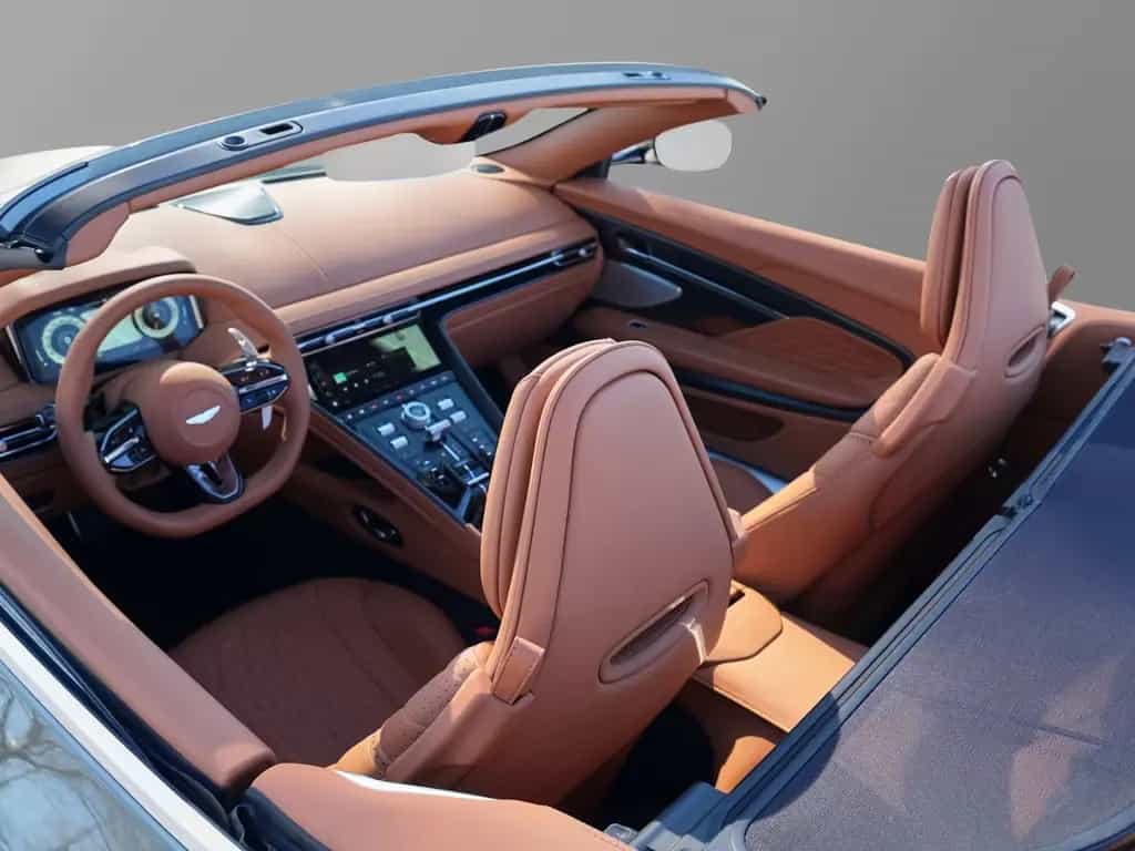 Aston Martin DB12 Volante Titanium Grey / Q- Centenary Saddle 03/2025-photo-27