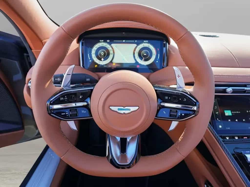 Aston Martin DB12 Volante Titanium Grey / Q- Centenary Saddle 03/2025-photo-33