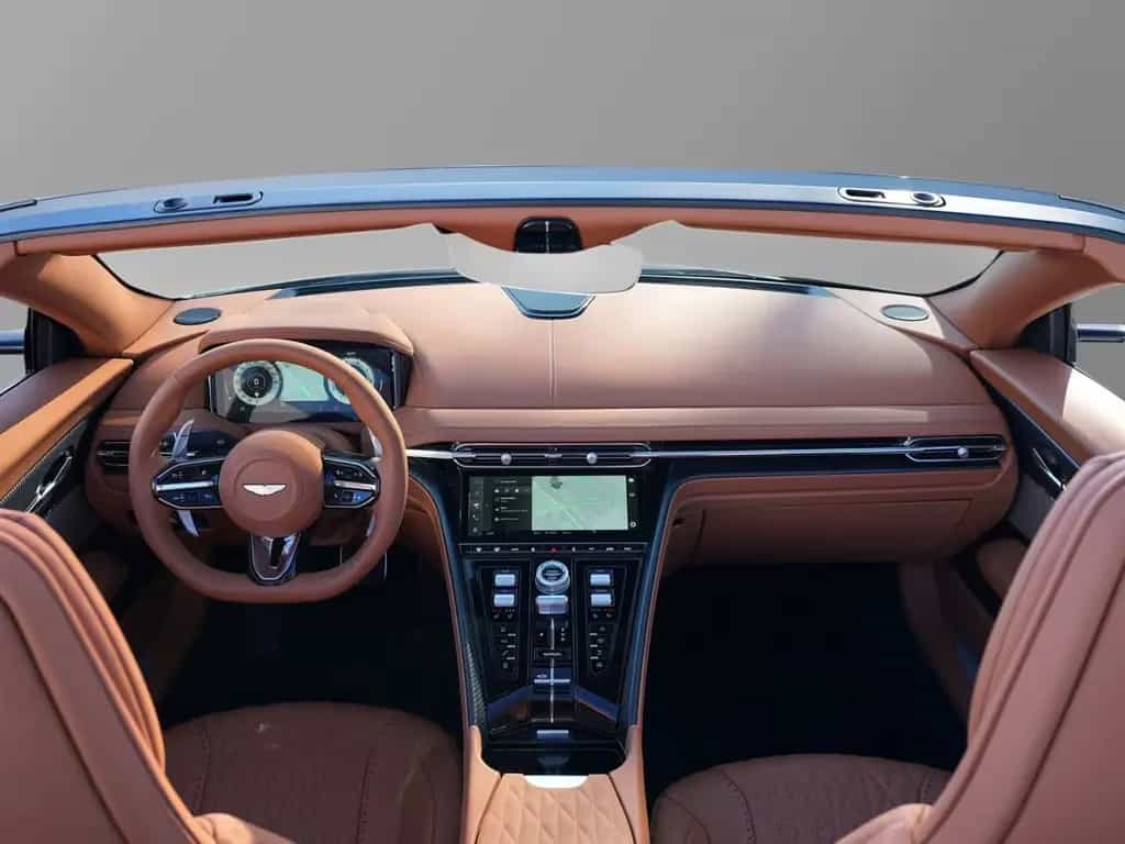 Aston Martin DB12 Volante Titanium Grey / Q- Centenary Saddle 03/2025-photo-37