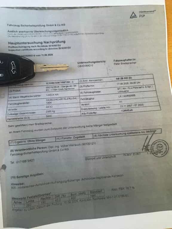 Chrysler 300C 3.0 CRD*GARANTIE*VOLL AUSSTATTUNG*TÜV* 11/2007-photo-33