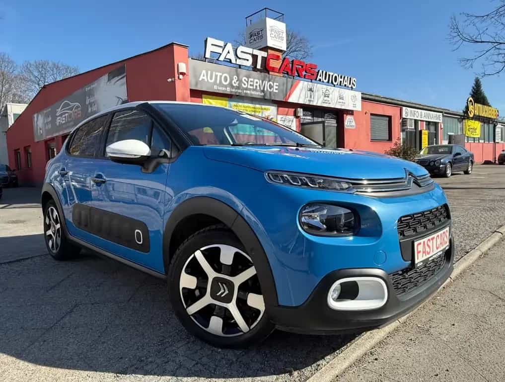 Citroën C3 Shine LED NAVI ASSISTENZ CARPLAY Kam Temp 10/2018-photo-0