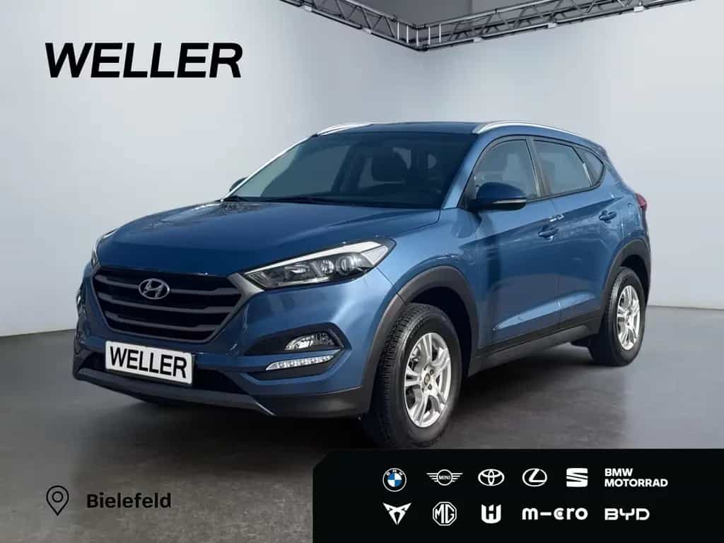 Hyundai TUCSON blue 1.6 GDi 2WD Trend *SHZ*Navi*PDC hi* 08/2016-photo-0