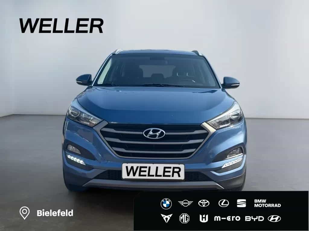 Hyundai TUCSON blue 1.6 GDi 2WD Trend *SHZ*Navi*PDC hi* 08/2016-photo-1