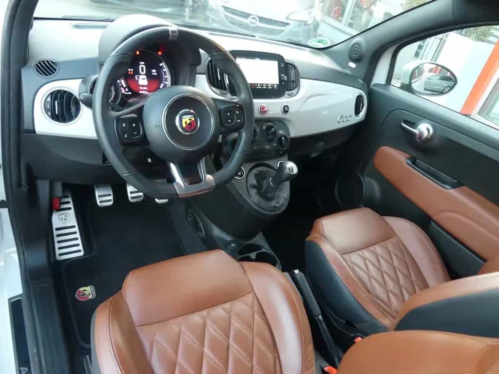 Abarth 595 Vollleder*Klima*PDC*8-fach*Navi*ab 269€ 02/2022-photo-12