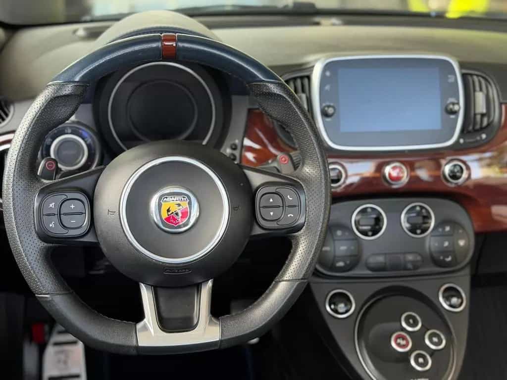 Abarth 695C Rivale  Navi KLIMA Mahagoni Optik  ALU 09/2018-photo-15
