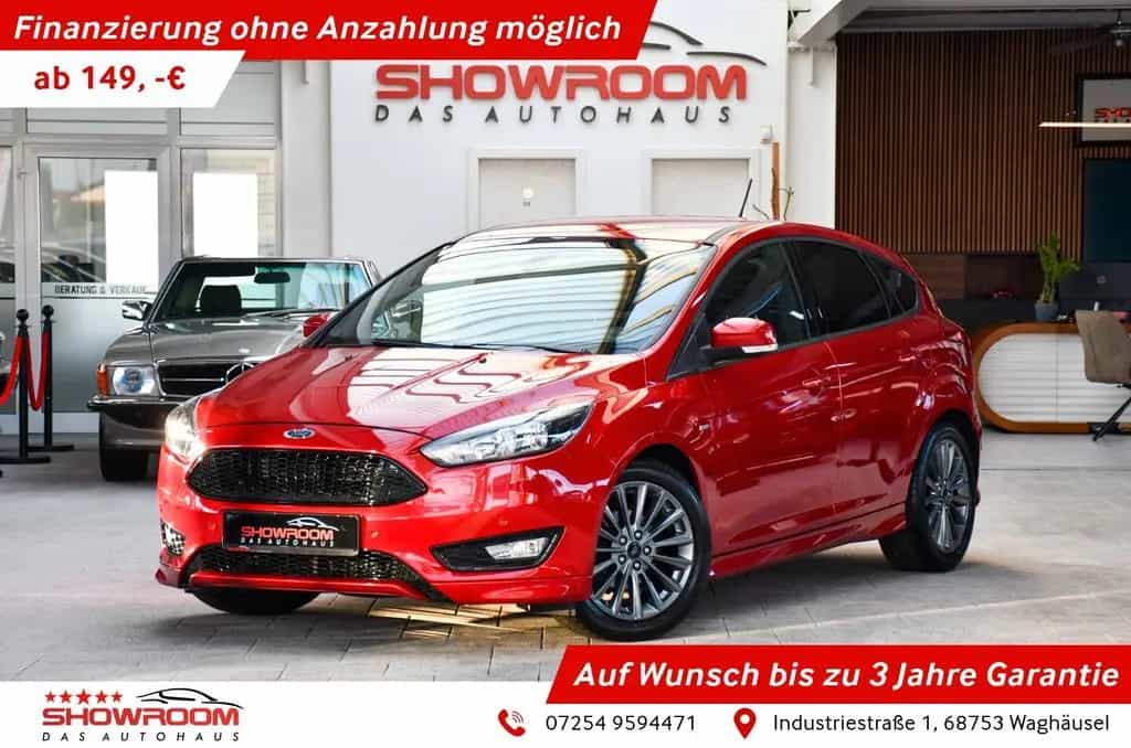 Ford Focus Lim. ST-Line Navi PDC 1. Hand nur 50tkm! 08/2017-photo-0