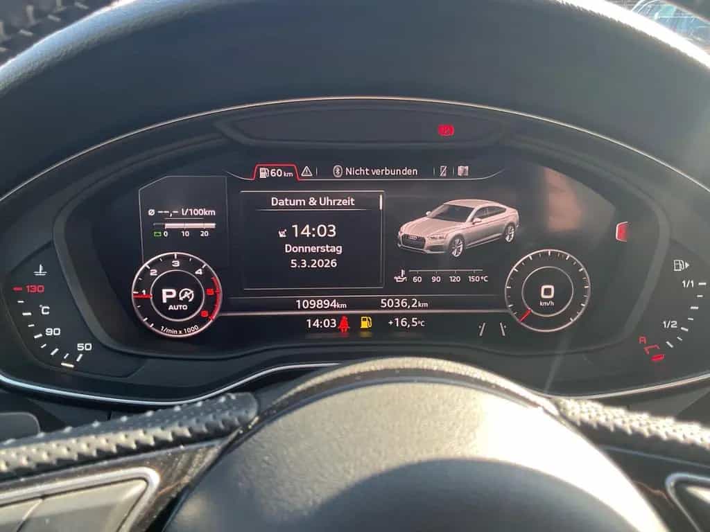 Audi A5 Sportback 40 TDI Quattro  S-Line LED ACC ViCo 02/2019-photo-22