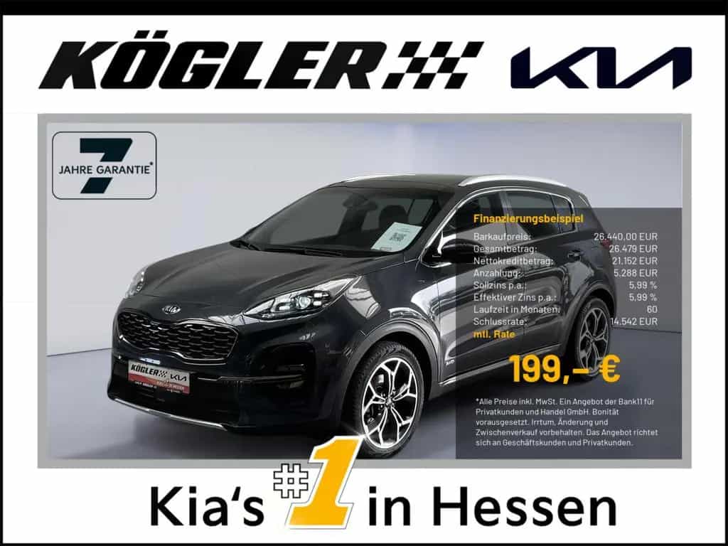 Kia Sportage 2.0 CRDi 48V AWD GT Line GD TEC LED 07/2021-photo-0