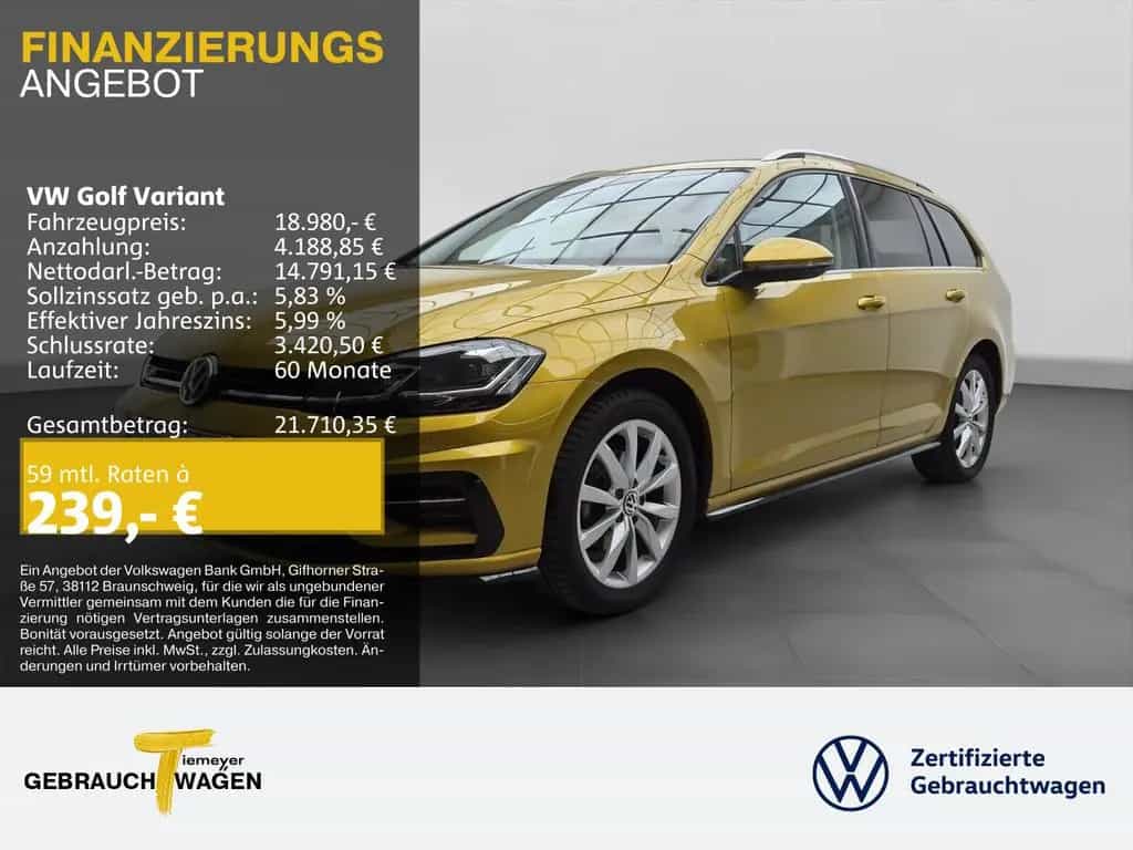 Volkswagen Golf Variant 1.4 TSI DSG R-LINE NAVI LED ACC PDC 04/2018-photo-0