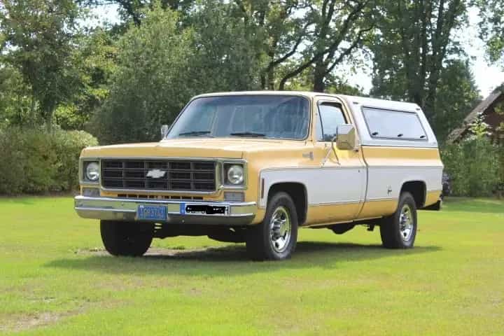 Chevrolet Silverado 1977er Longbed mit Campertop 07/1977-photo-2