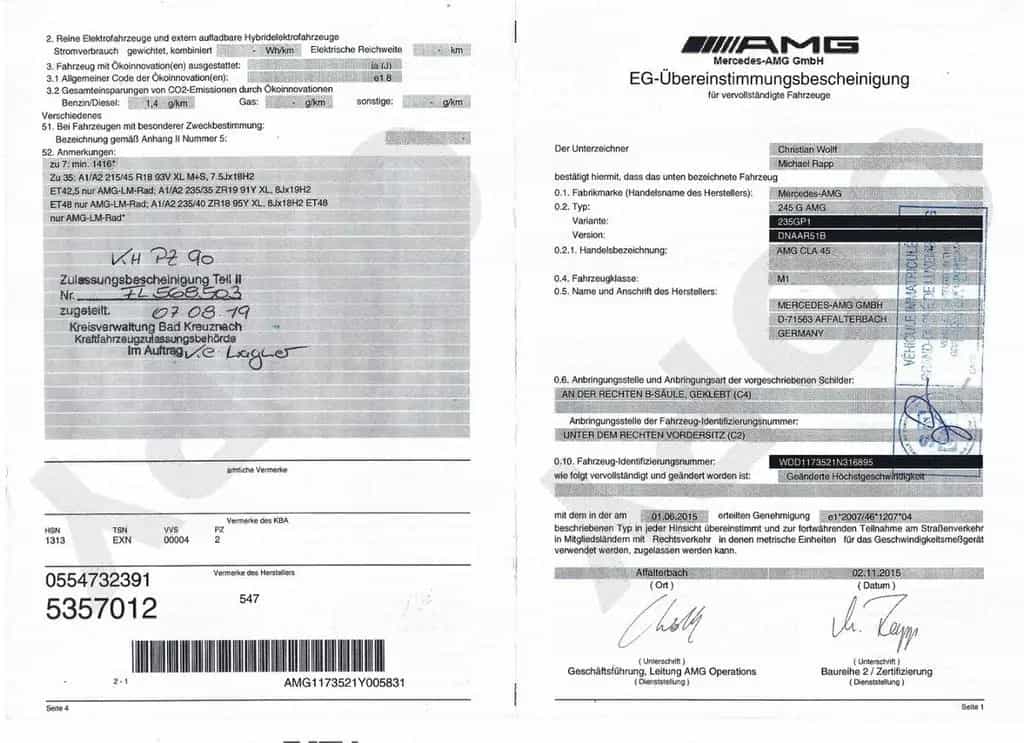 Mercedes-Benz CLA-Class 45 AMG 4Matic 2.HAND/PANO/MEMORY/HARMAN/KAME 02/2016-photo-47