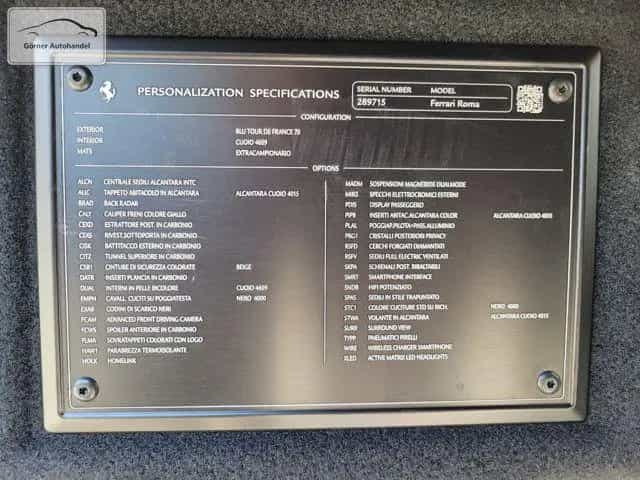 Ferrari Roma 3,9L V8 MagneRide+Carbon+JBL+Matrix +20'' 04/2023-photo-31