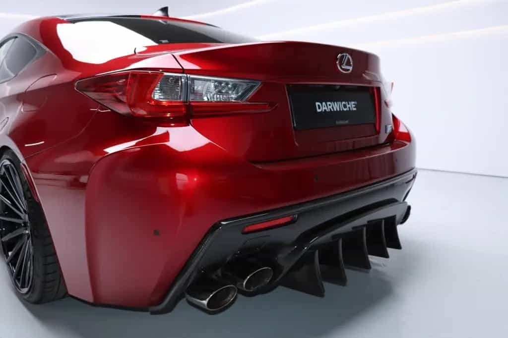 Lexus RC F Sportabgas Novel Carbon Diffusor 20"Vossen 07/2016-photo-14