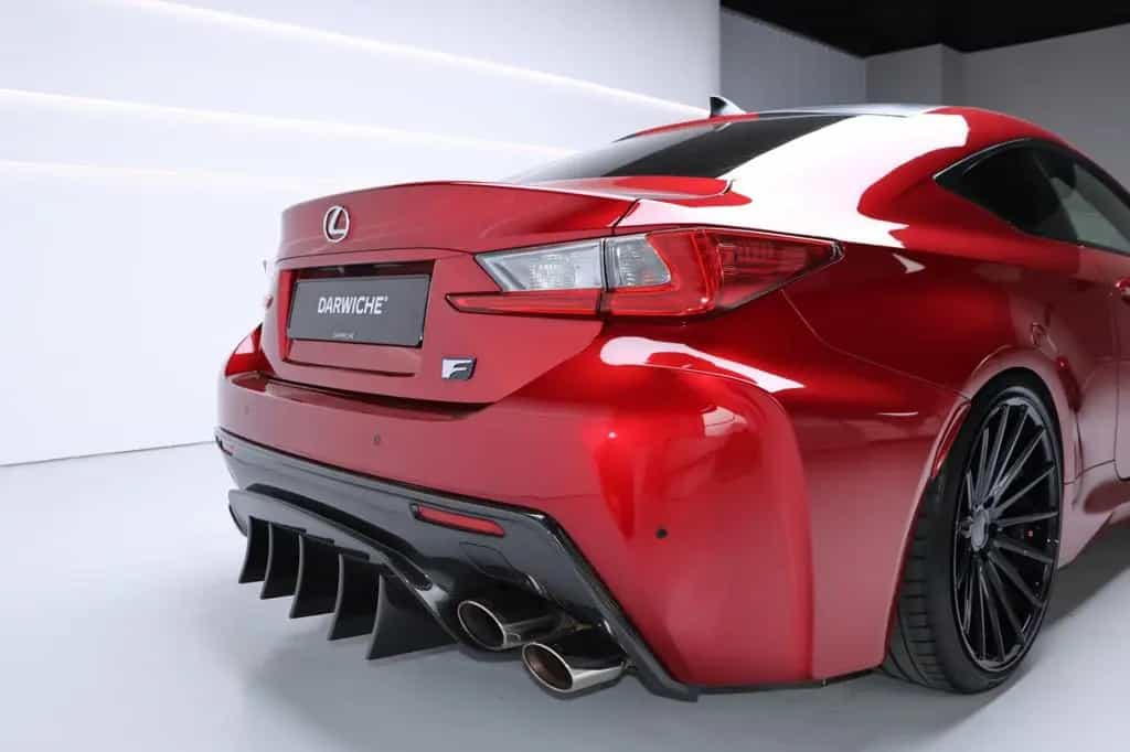 Lexus RC F Sportabgas Novel Carbon Diffusor 20"Vossen 07/2016-photo-9