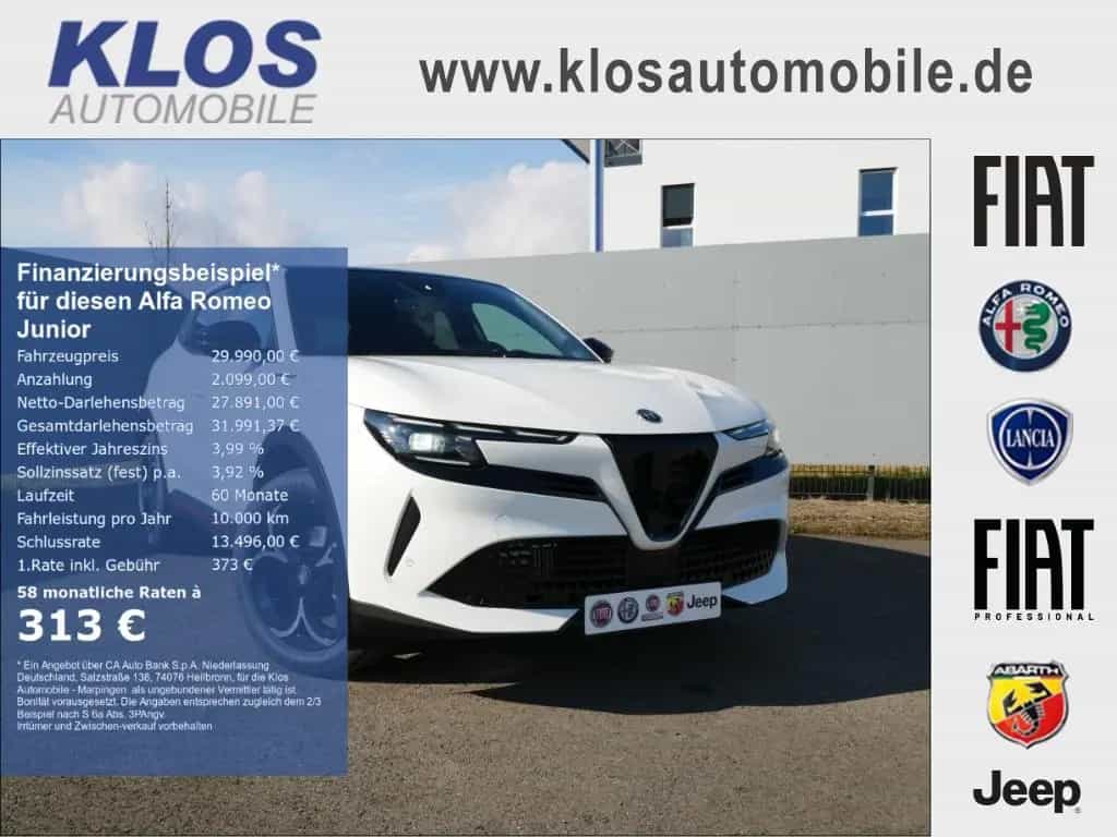 Alfa Romeo Junior IBRIDA SPECIALE 1.2 VGT 145PS DCT6 SCHIEB 07/2025-photo-0