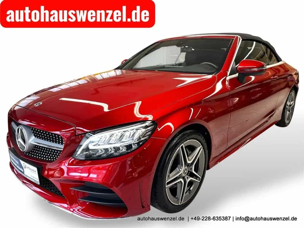 Mercedes-Benz C-Class 200 Cabrio AMG Aut. - nur 27 tkm - KAM CARPLAY 09/2018-photo-0
