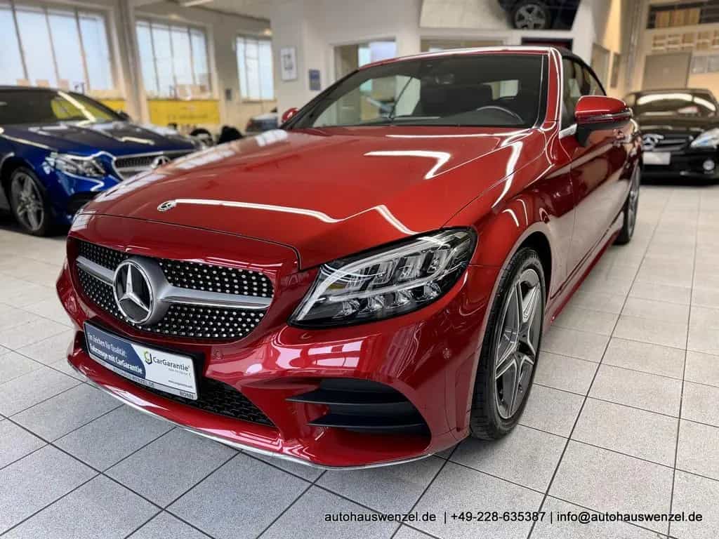 Mercedes-Benz C-Class 200 Cabrio AMG Aut. - nur 27 tkm - KAM CARPLAY 09/2018-photo-1