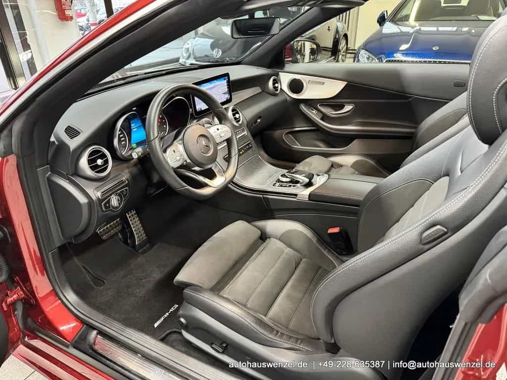 Mercedes-Benz C-Class 200 Cabrio AMG Aut. - nur 27 tkm - KAM CARPLAY 09/2018-photo-10