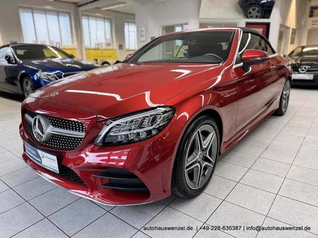 Mercedes-Benz C-Class 200 Cabrio AMG Aut. - nur 27 tkm - KAM CARPLAY 09/2018-photo-2