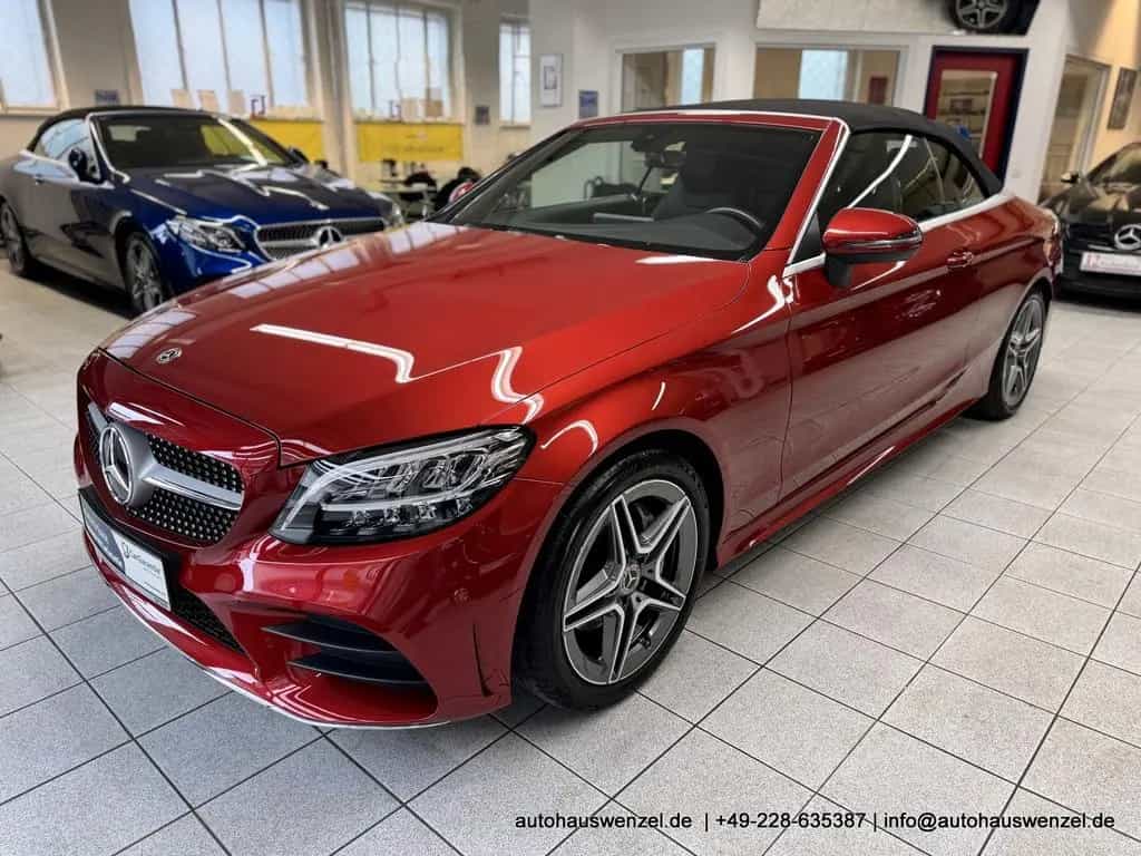 Mercedes-Benz C-Class 200 Cabrio AMG Aut. - nur 27 tkm - KAM CARPLAY 09/2018-photo-3