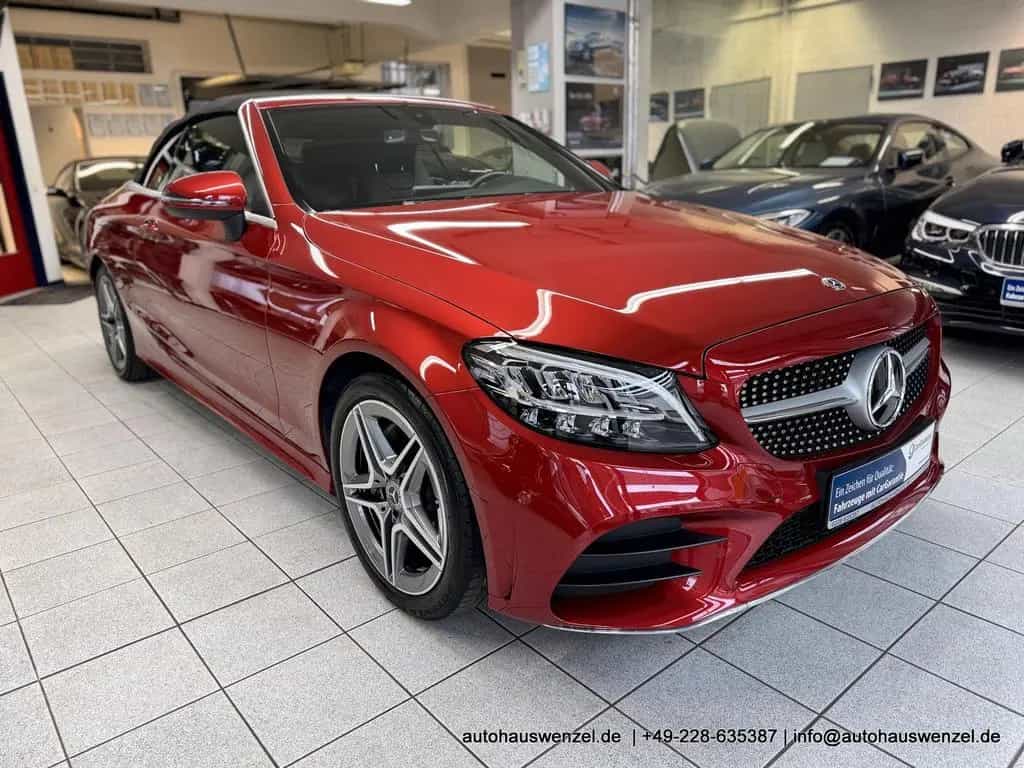 Mercedes-Benz C-Class 200 Cabrio AMG Aut. - nur 27 tkm - KAM CARPLAY 09/2018-photo-4
