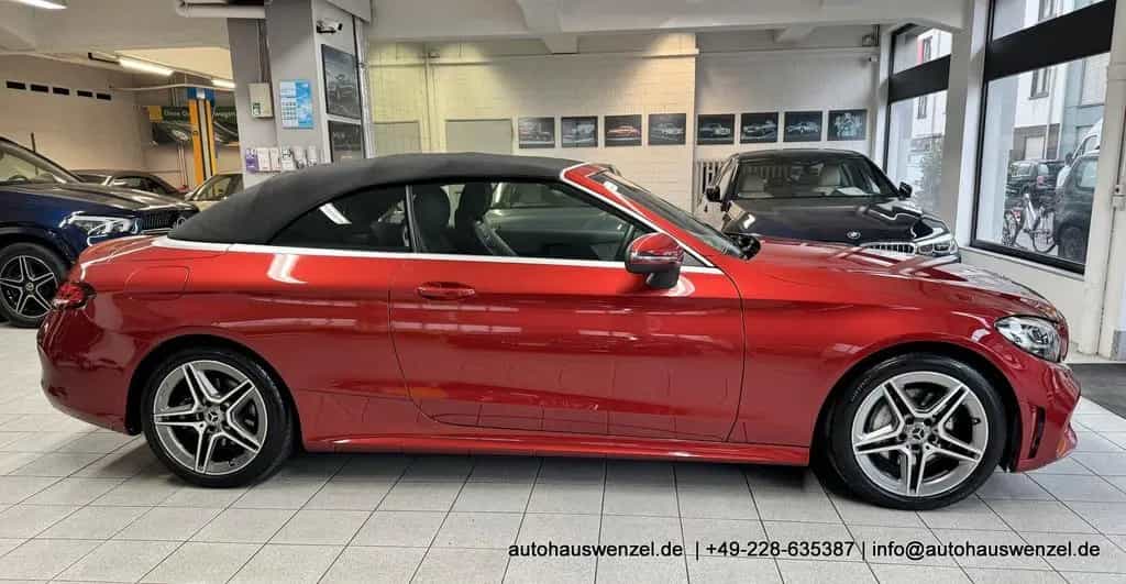 Mercedes-Benz C-Class 200 Cabrio AMG Aut. - nur 27 tkm - KAM CARPLAY 09/2018-photo-5